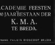 Academie feesten 100 jaar bestaan der KMA te Breda titel.jpg