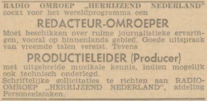 Bestand:Advertentie Radio Herrijzend Nederland Het Vrije Volk 11081945.jpg