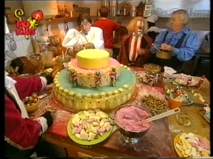 Bassie & Adriaan bakken een taart voor Sinterklaas
